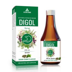 Antacid and digestive – Digol Syrup 200 ml X 3