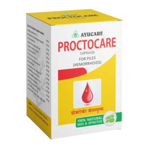Ayurvedic Medicine for Piles - Proctocare Capsules 30 cap X 3